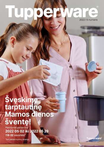 Tupperware leidinys - Švęskime tarptautinę Mamos dienos šventę!
