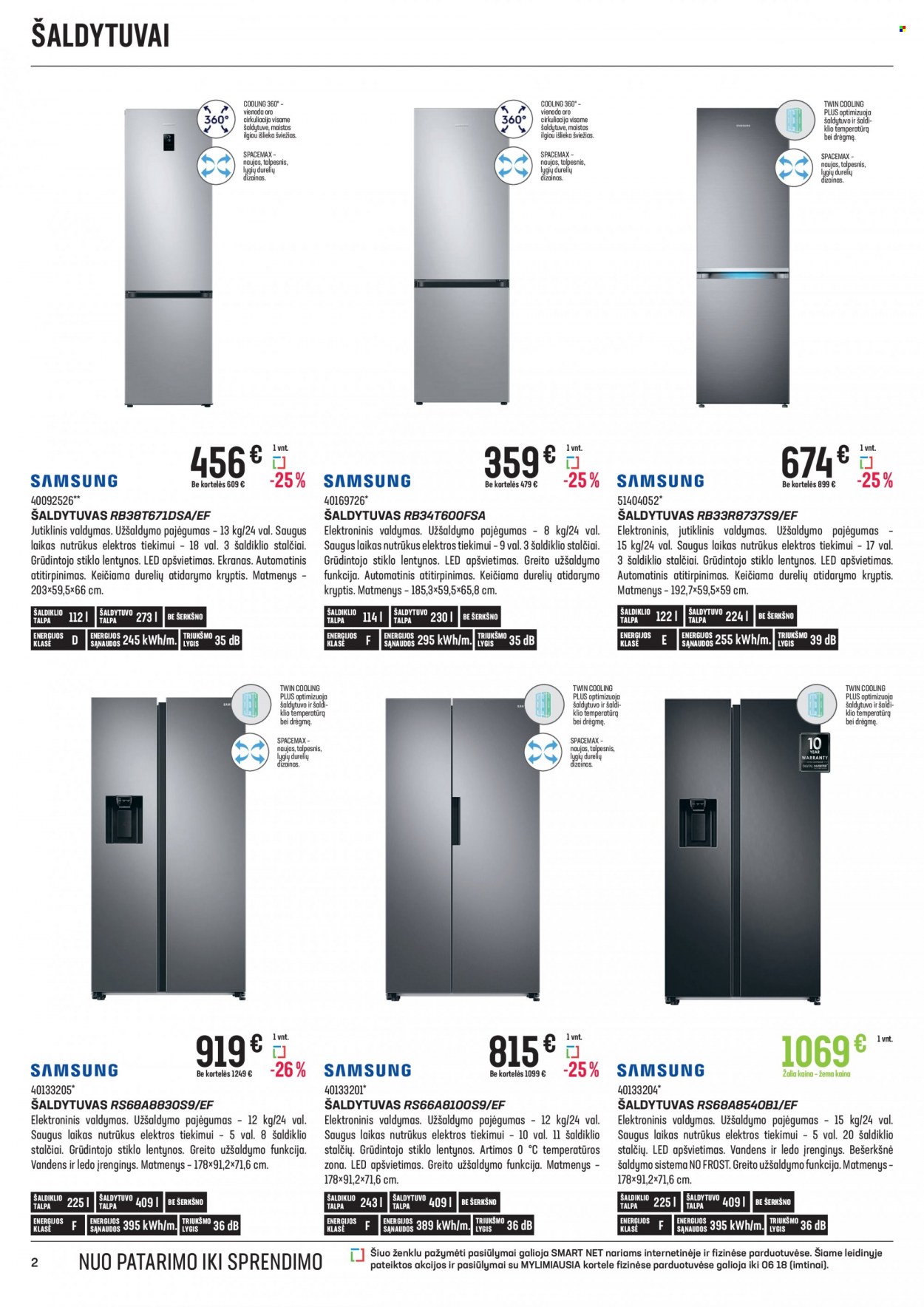 „Senukai“ leidinys - 2022 06 16 - 2022 07 11 - Išpardavimų produktai - šaldytuvas, vandens, lentynos. 2 puslapis.