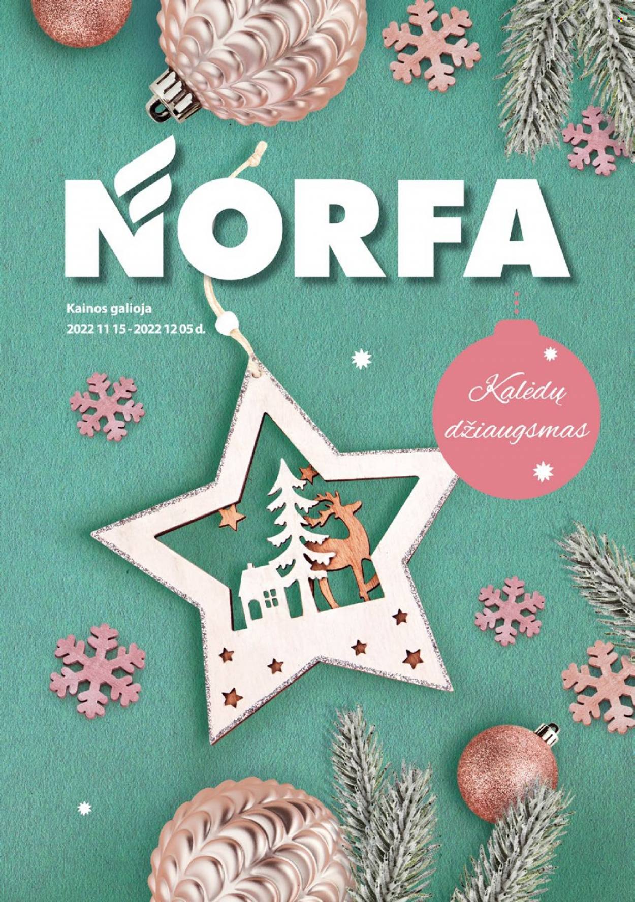NORFA leidinys - 2022 11 15 - 2022 12 05. 1 puslapis.