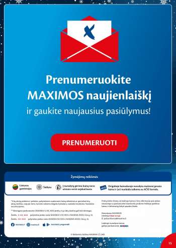 „Maxima“ leidinys - 2022 11 29 - 2022 12 31.