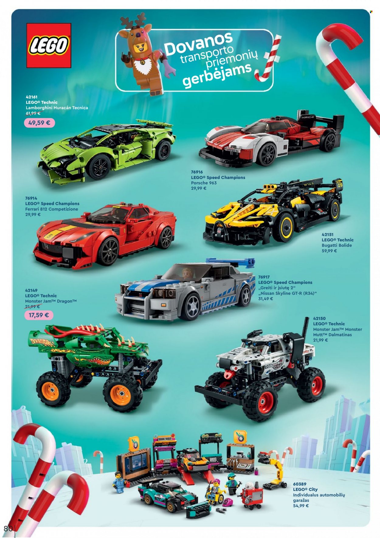 thumbnail - „Rimi“ leidinys - 2023 11 21 - 2024 01 01 - Išpardavimų produktai - Lego, Lego City. 80 puslapis.