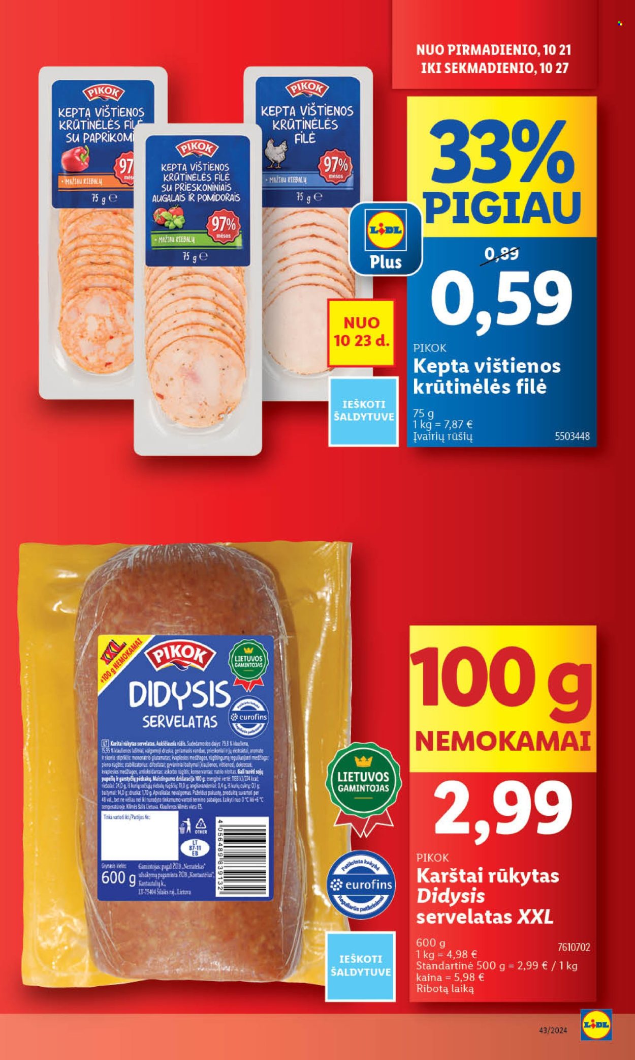 Lidl leidinys - 2024 10 24 - 2024 10 27. Puslapis 22