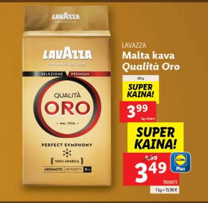 Lavazza Malta kava Qualita Oro