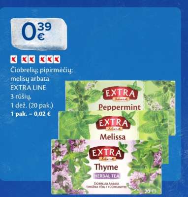 EXTRA LINE Herbal Tea