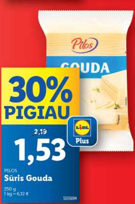 PILOS Sūris Gouda