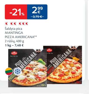 MANTINGA PIZZA AMERICANA