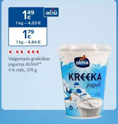 Alma Kreeka Jogurt