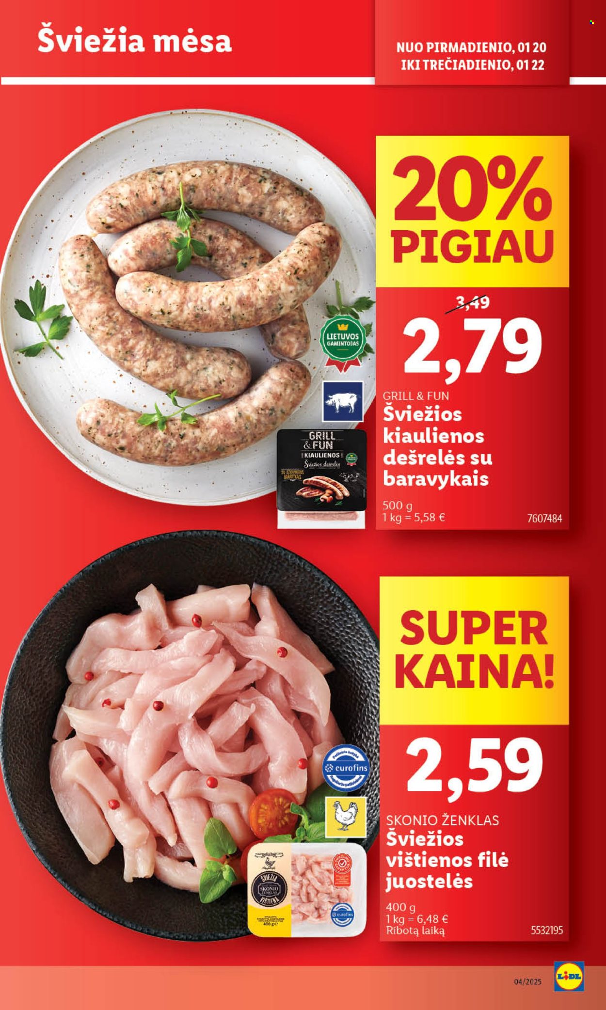 Lidl leidinys - 2025 01 20 - 2025 01 26. Puslapis 1