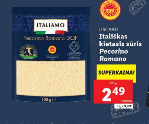 Italiamo Pecorino Romano DOP