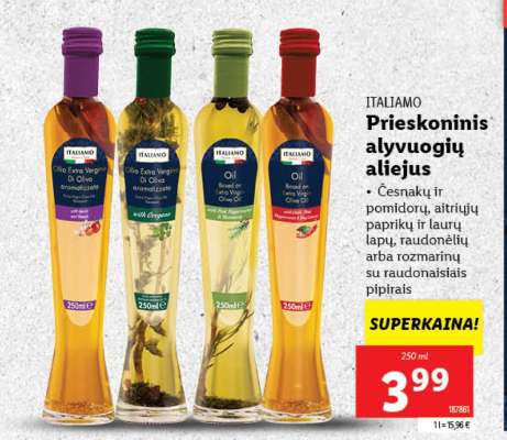 ITALIAMO Prieskoninis alyvuogių aliejus