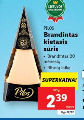 Pilos Brandintas kietasis sūris