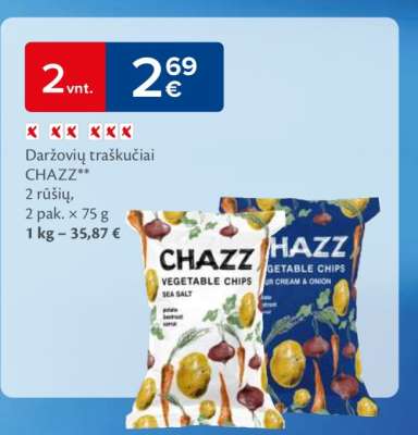 CHAZZ Vegetable Chips