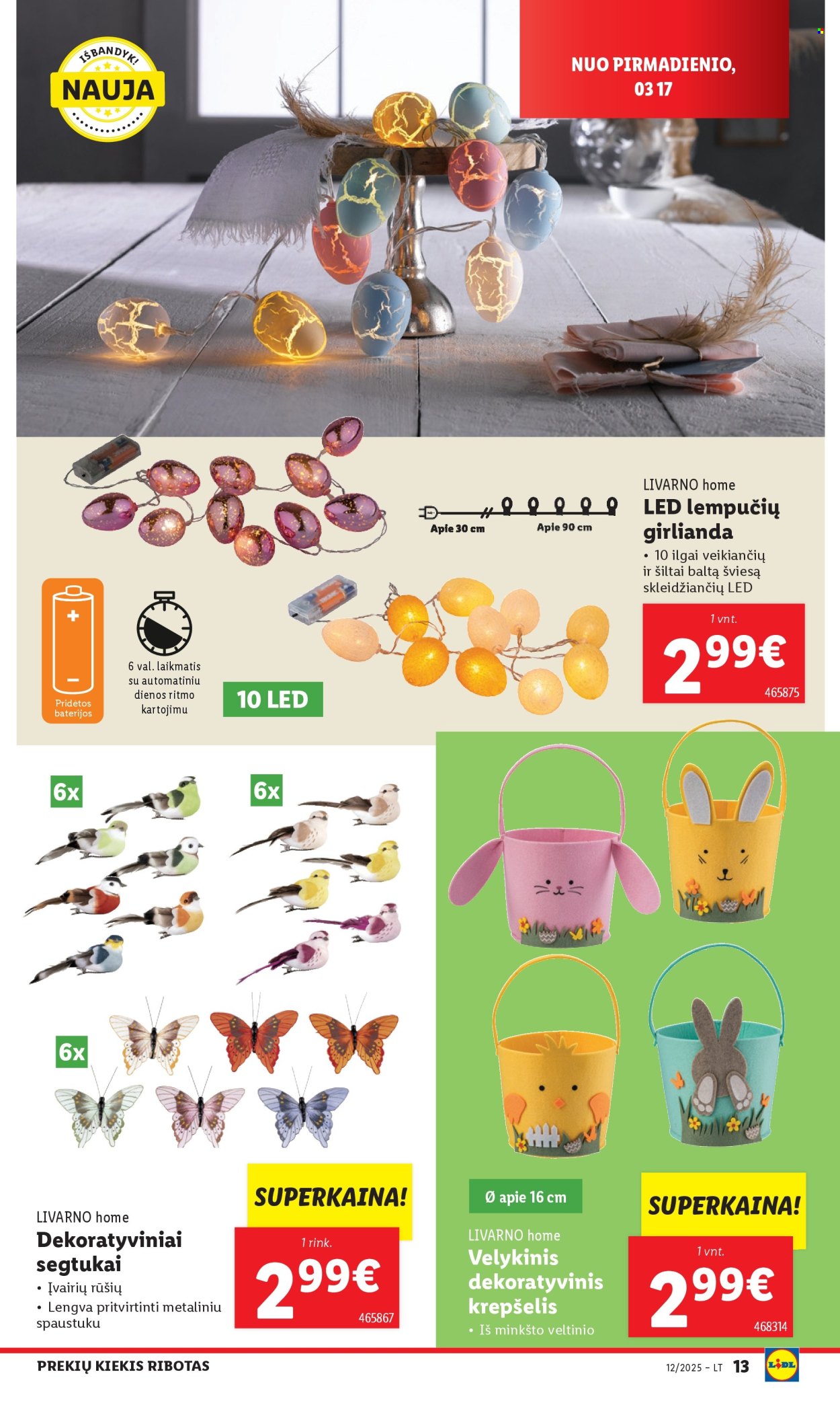 Lidl leidinys - 2025 03 17 - 2025 03 23. Puslapis 1