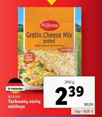 Tarkuotų sūrių mišinys