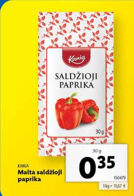 Malta saldžioji paprika