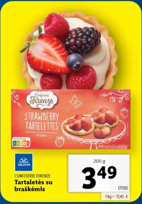 Tartaletės su braškėmis