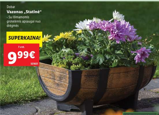 Vazonas „Statinė“
