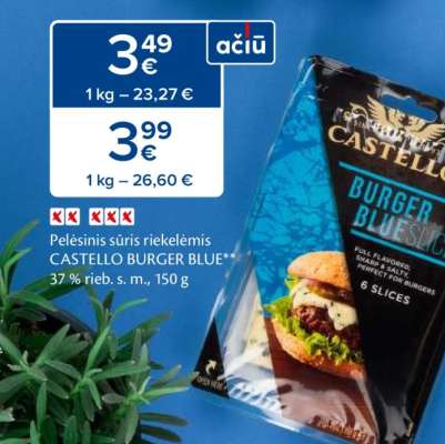 CASTELLO BURGER BLUE