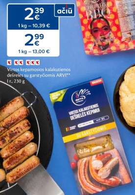 Virtos kepamosios kalakutienos dešrelės su garstyčiomis ARVI