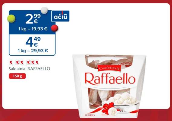 Saldainiai RAFFAELLO