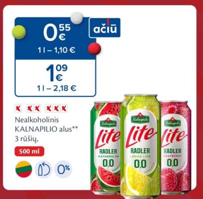 Nealkoholinis KALNAPILIO alus