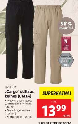 "Cargo" stiliaus kelnės (CMIA)