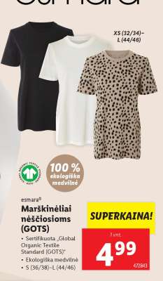 Marškinėliai nėščiosioms (GOTS)