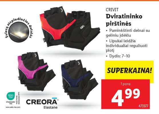 Dviratininko pirštinės