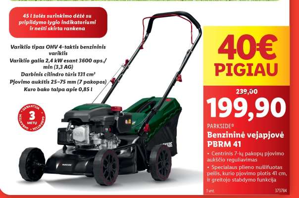 Benzininė vejapjovė PBRM 41