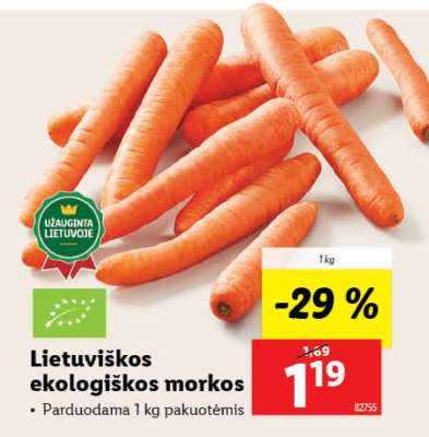 Lietuviškos ekologiškos morkos