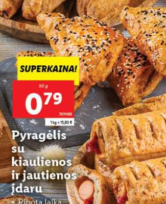 Pyragėlis su kiaulienos ir jautienos įdaru