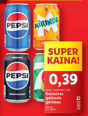 PEPSI / MIRINDA / 7UP