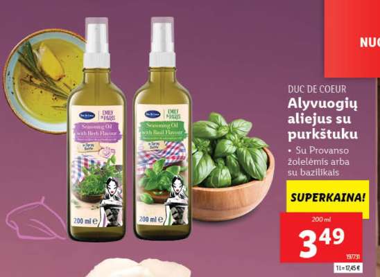 Alyvuogių aliejus su purkštuku