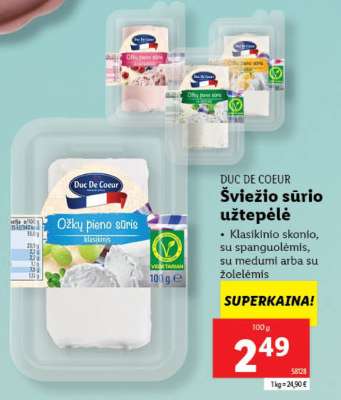 Šviežio sūrio užtepėlė