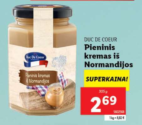 Pieninis kremas iš Normandijos