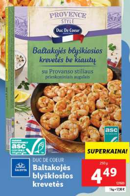 Baltakojes blyškiosios krevetės