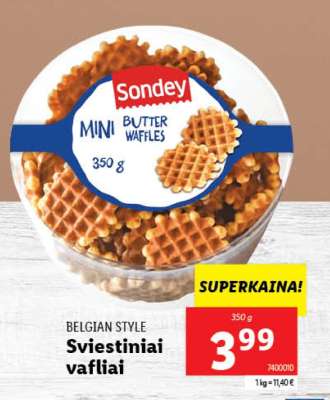 Sviestiniai vafliai