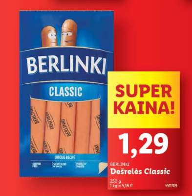 Dešrelės Classic