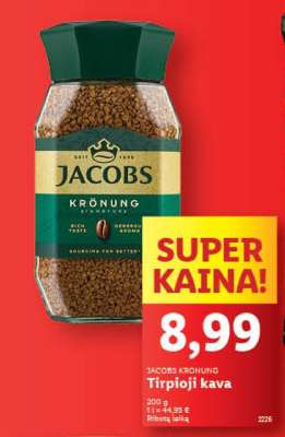 JACOBS KRÖNUNG Tirpioji kava