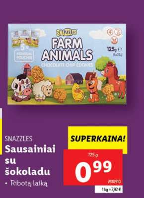 Sausainiai su šokoladu