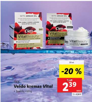 Veido kremas Vital