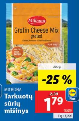 Tarkuotų sūrių mišinys