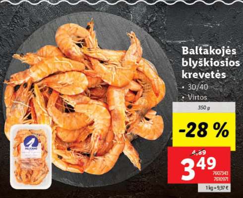 Baltakojes blyškiosios krevetės