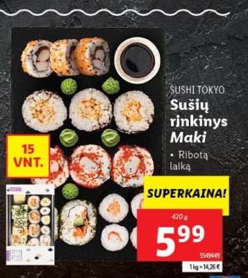 Sušių rinkinys Maki