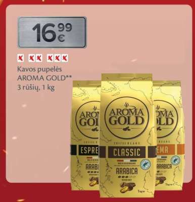 Kavos pupelės AROMA GOLD