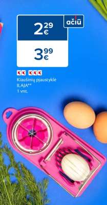 Kiaušinių pjaustyklė ILAJA