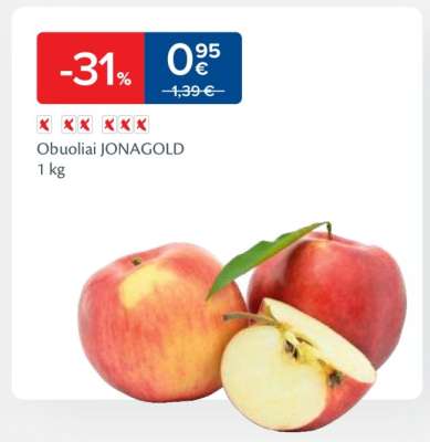 Obuoliai JONAGOLD