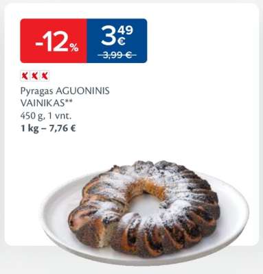 Pyragas AGUONINIS VAINIKAS