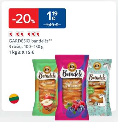 GARDĖSIO bandelės