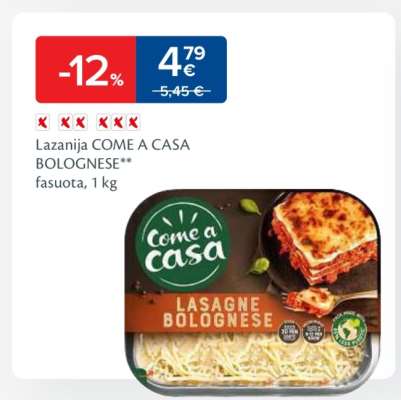 Lazanija COME A CASA BOLOGNESE